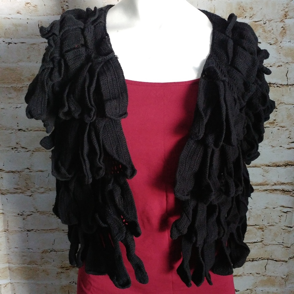 TopShop Black Cardigan Sweater